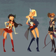 Illustration for article titled Sailor Moon Avengers fight aliens by moonlight